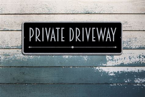 house divided metal sign|sign private driveway.